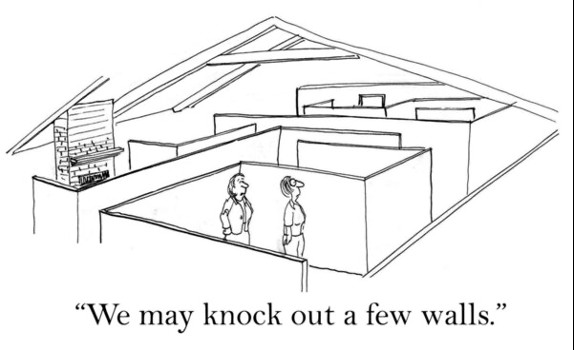 A cartoon of a building with people standing in a roomAI-generated content may be incorrect.